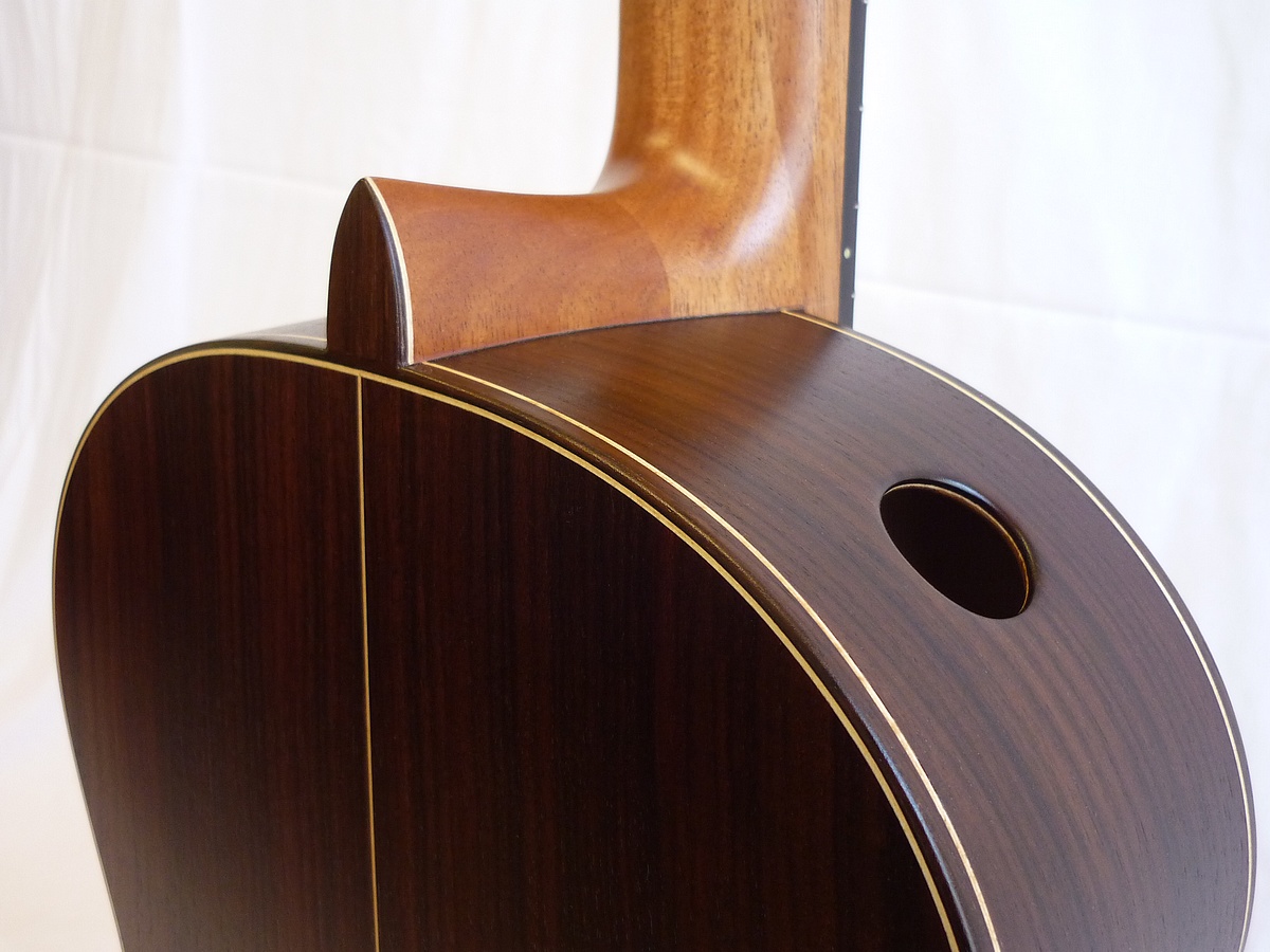 elevated doubletop classical guitar